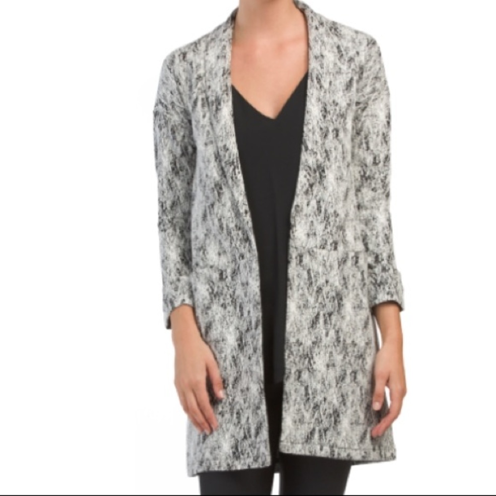 Bobeau Textured Cardigan